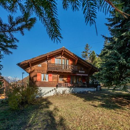 Chalet Bambi "Marchenhaft" Apartment Grachen Bagian luar foto